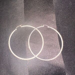 Elegant Silver Hoop Earrings